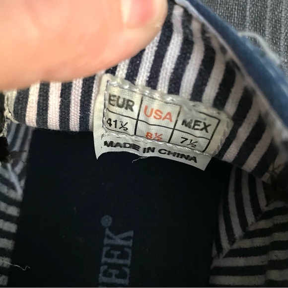 Dream Seek Nautical Blue Slip-On Canvas Mens Shoes Sneakers 8.5 Comfort Travel - Picture 7 of 10